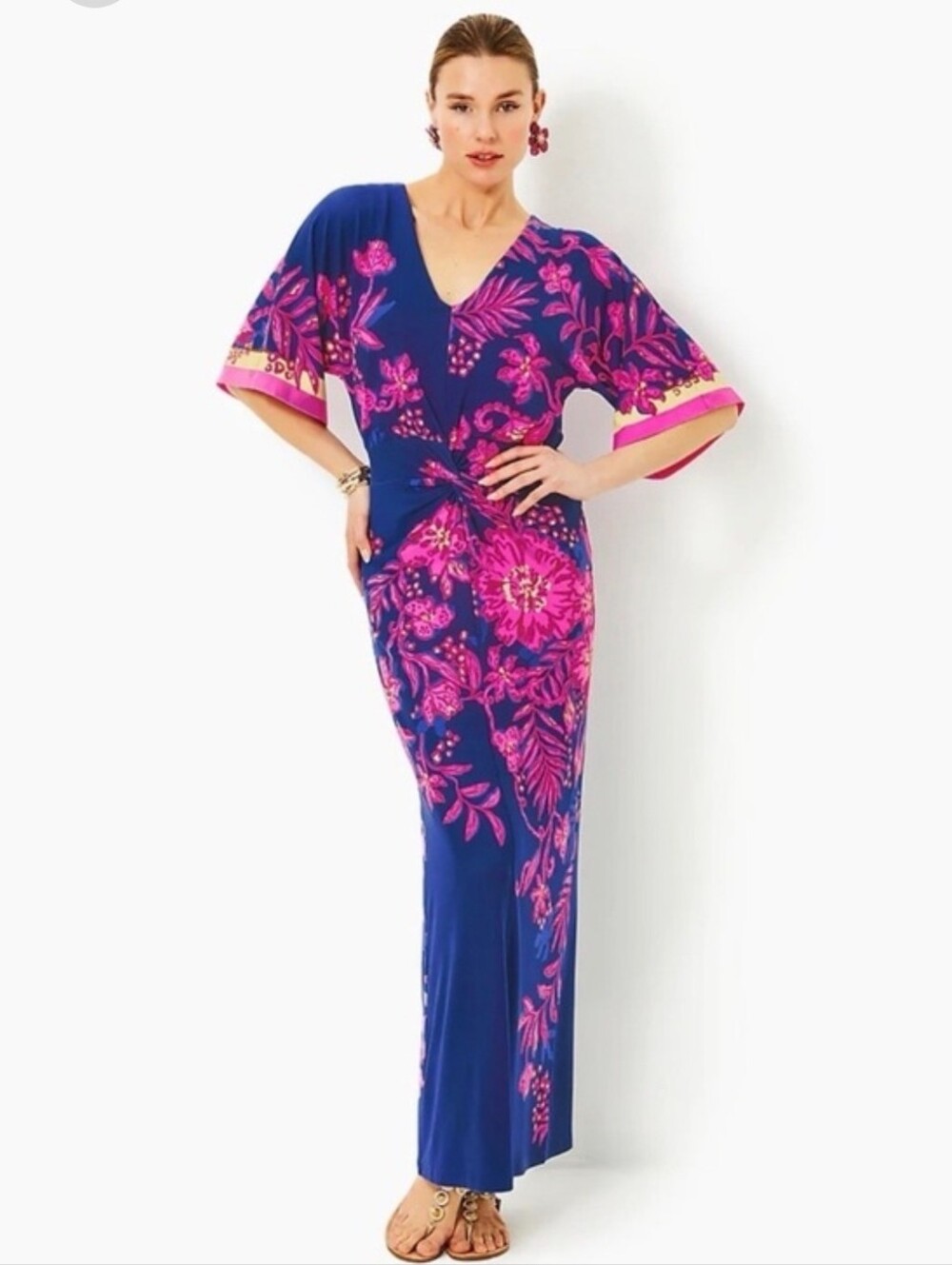 Lilly Pulitzer Adalyn Maxi Dress Never Ending Summer Size 2